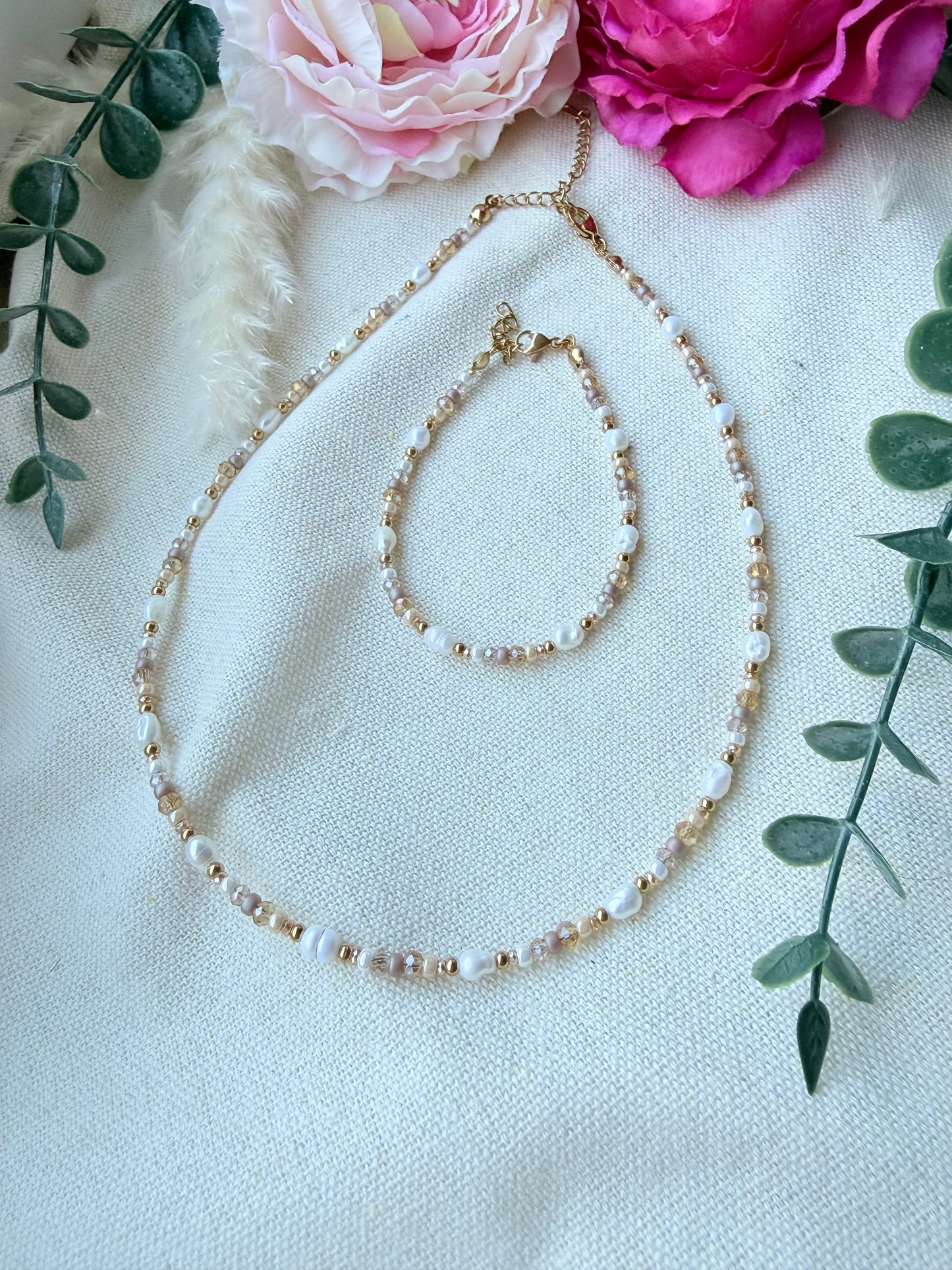 Kette und Armband Vivien