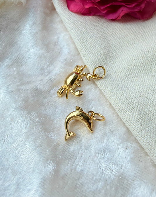 Meeres Charms aus Edelstahl – Wechselanhänger für Charmketten