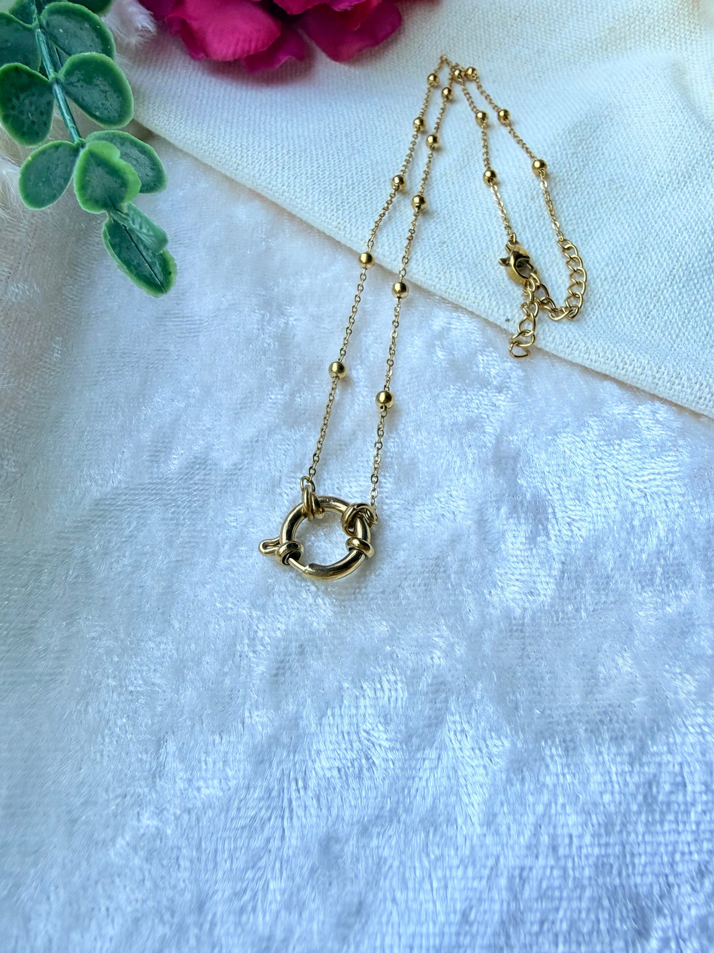 Edelstahlkette mit Wechselanhänger – Charm Kette zum Anhänger wechseln "Nova"