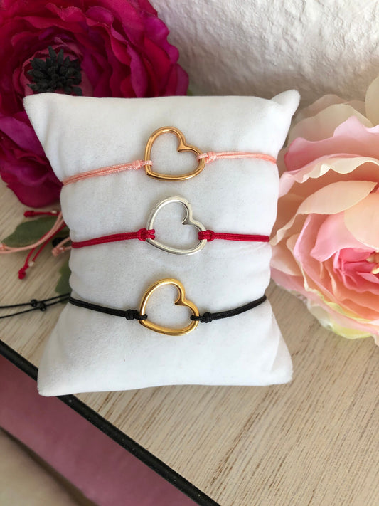 Filigranes Herz Armband – Verstellbares Damenarmband
