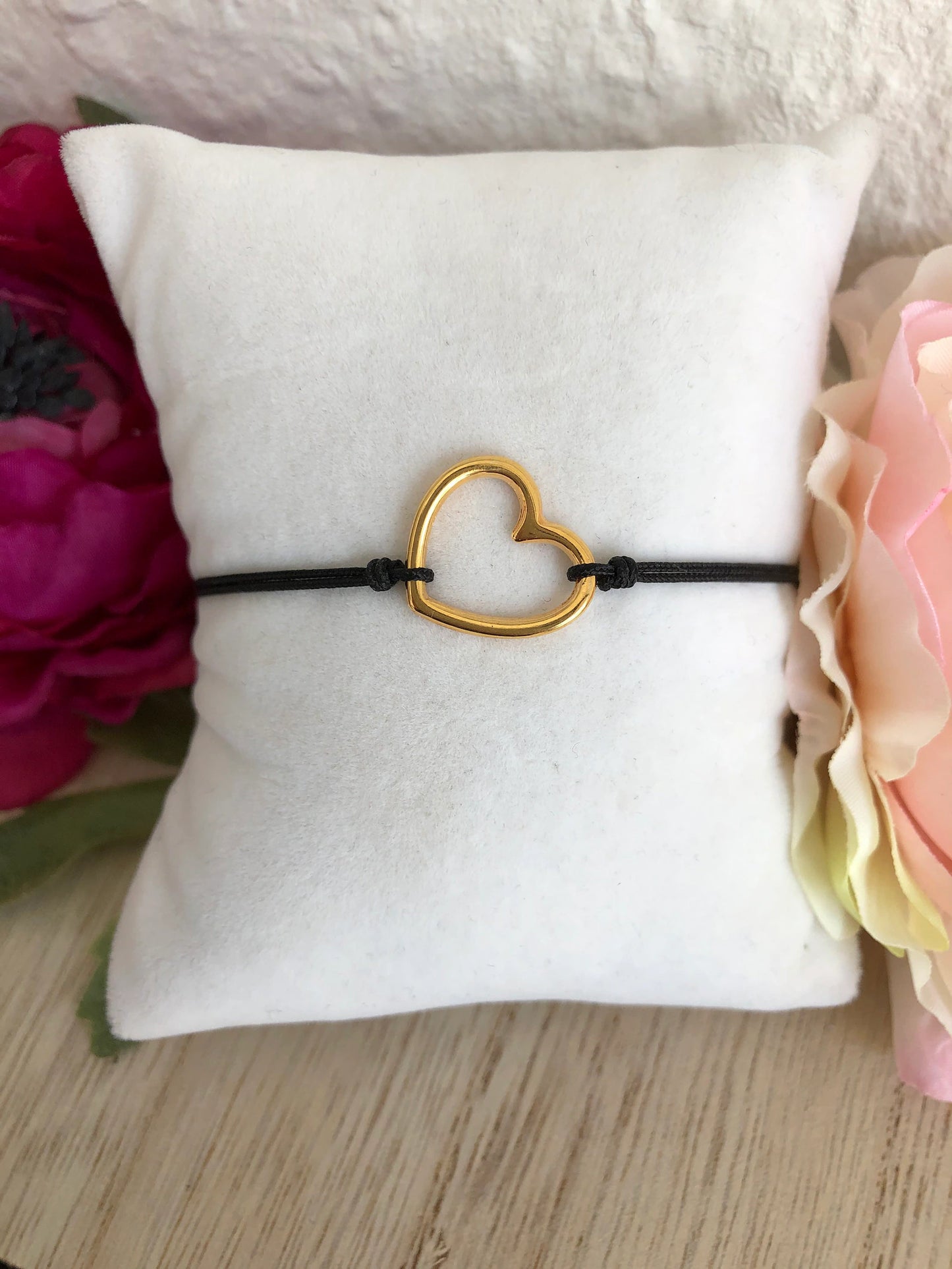 Filigranes Herz Armband – Verstellbares Damenarmband
