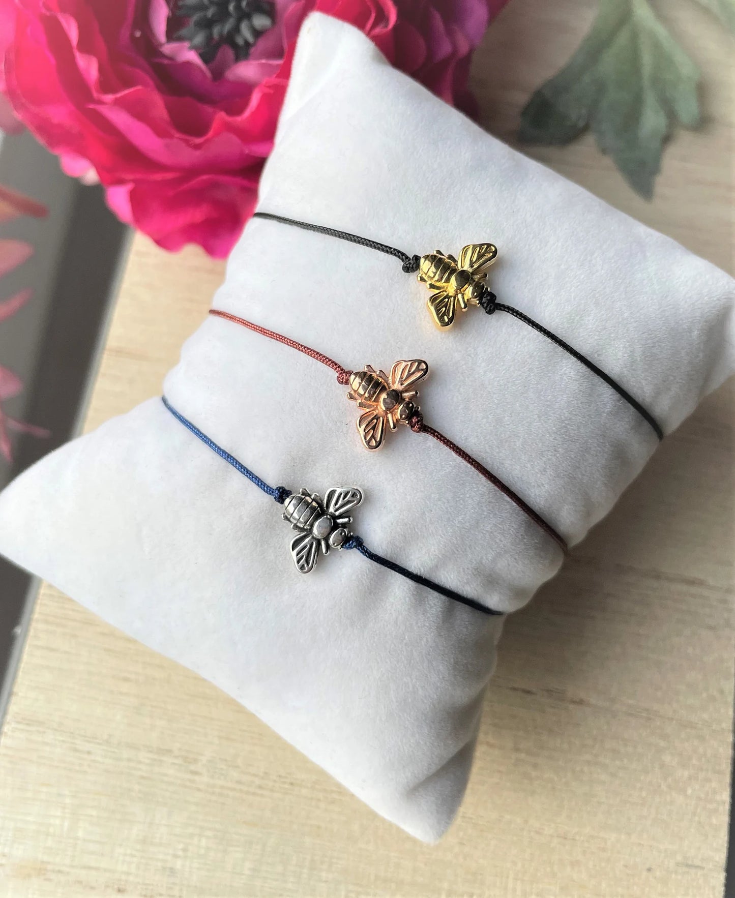 Bienen Armband Verstellbares Glücksarmband für Damen