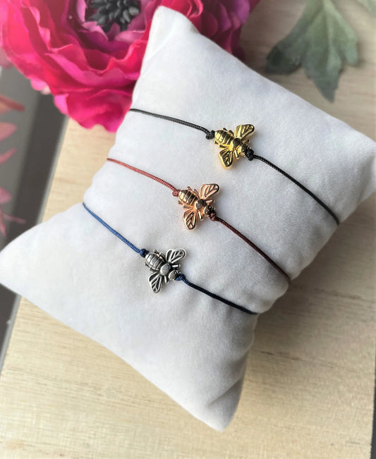 Bienen Armband Verstellbares Glücksarmband für Damen