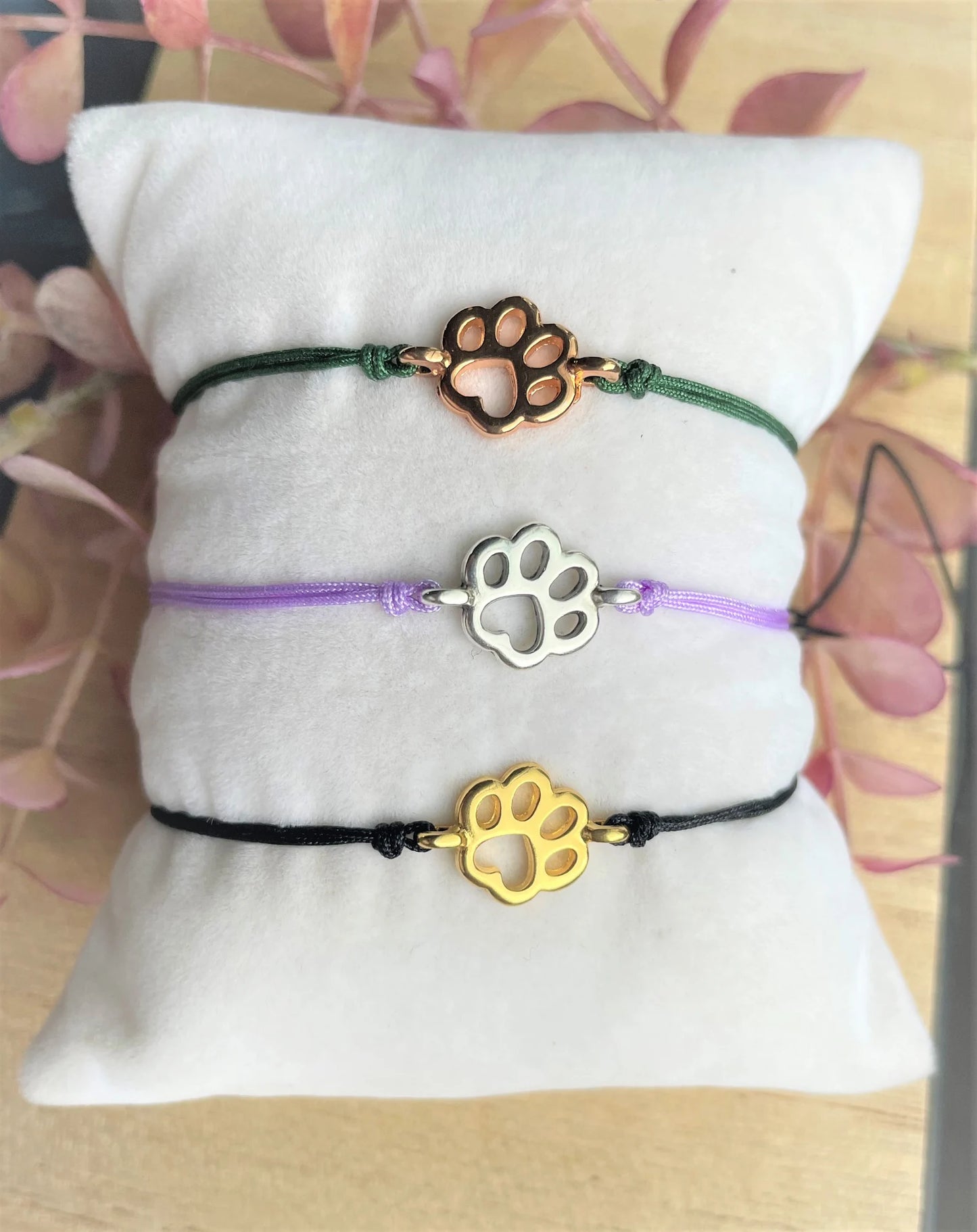 Pfoten Armband – Verstellbares Freundschaftsarmband für Tierliebhaber