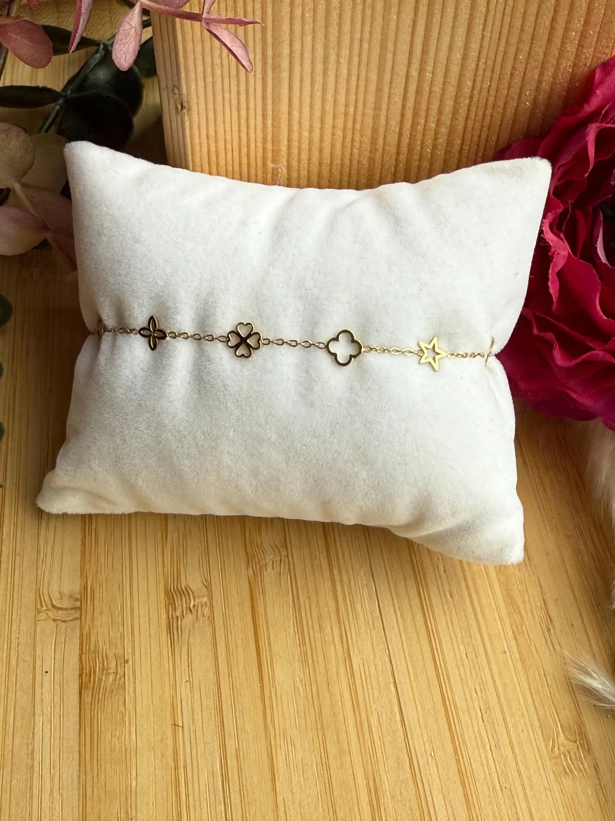 ✨ Edelstahlarmband „Lucky Charms“ – kleine Symbole, große Wirkung