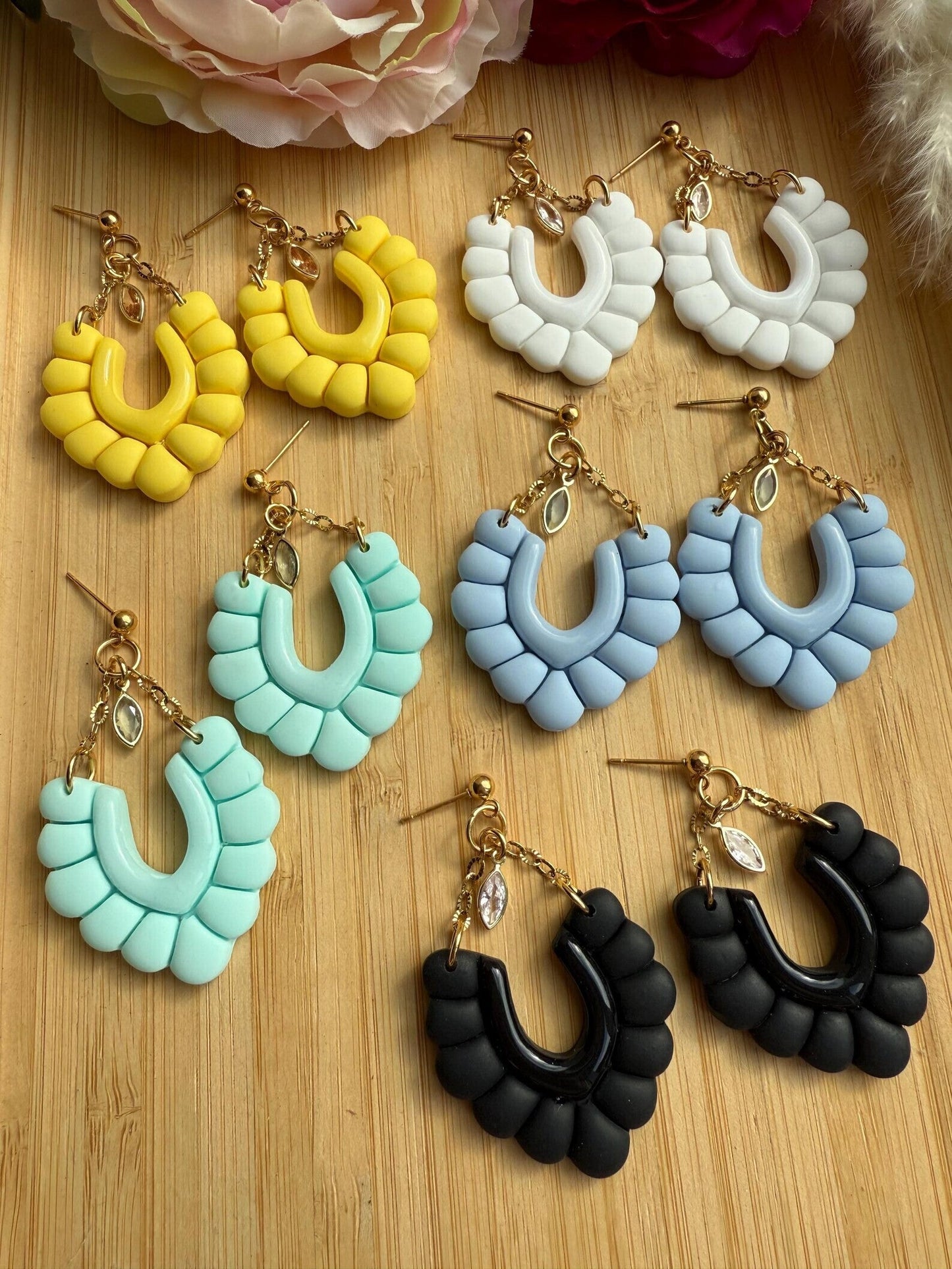 Polymer Clay Ohrringe, Ohrhänger "Susi"
