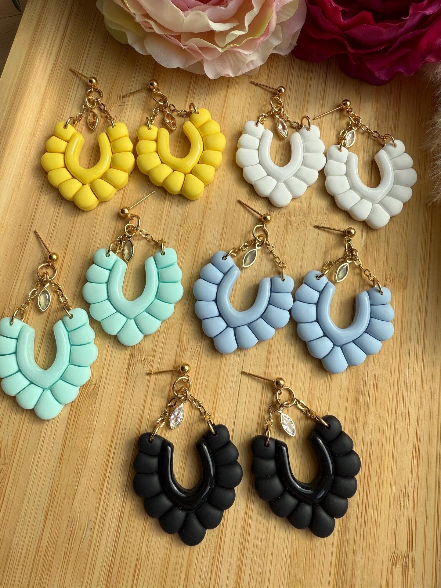 Polymer Clay Ohrringe, Ohrhänger "Susi"