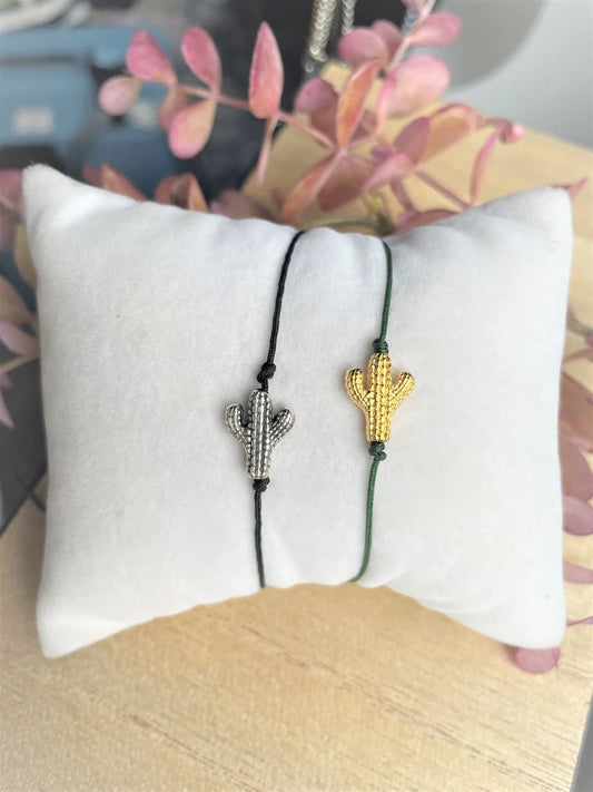 Kaktus Armband – filigranes verstellbares Damenarmband