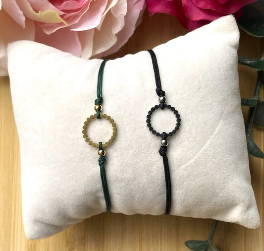 Edelstahl Armband Kreis – Filigranes Damenarmband