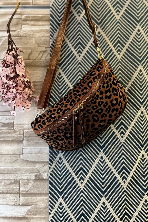 LEOPARD Tasche dunkel
