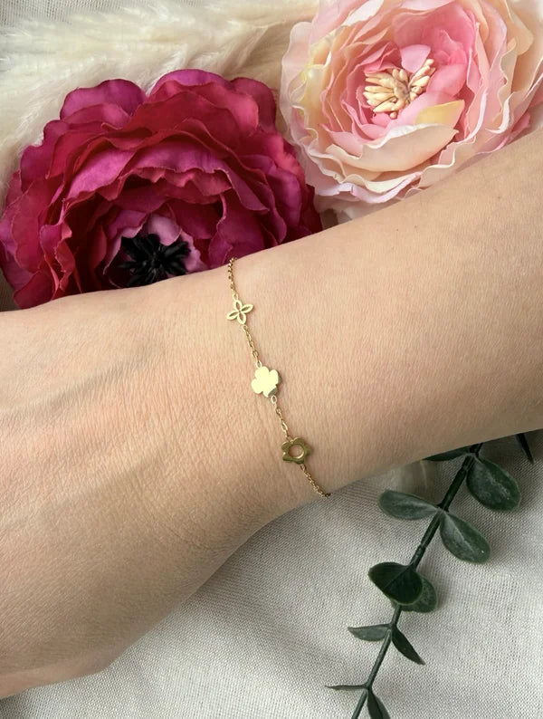 Edelstahlarmband „Flora“